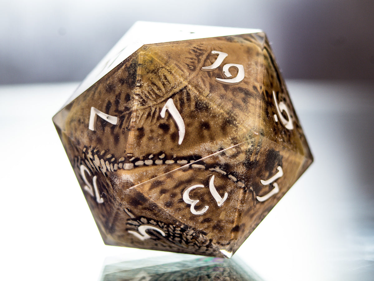 Fossils - Handmade Chonk D20
