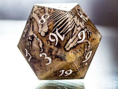 Fossils - Handmade Chonk D20