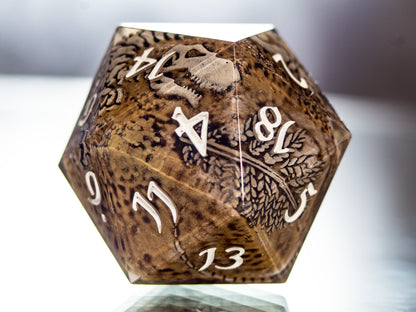 Fossils - Handmade Chonk D20