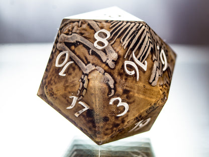 Fossils - Handmade Chonk D20