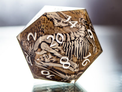 Fossils - Handmade Chonk D20