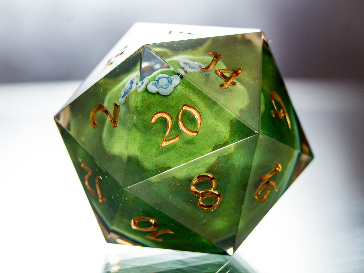Mosslax - Handmade Chonk D20