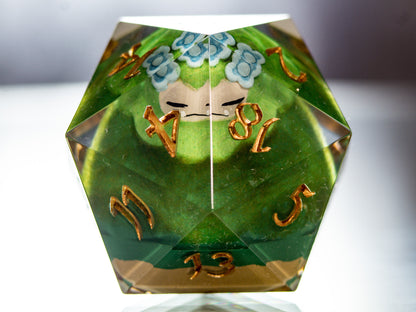 Mosslax - Handmade Chonk D20