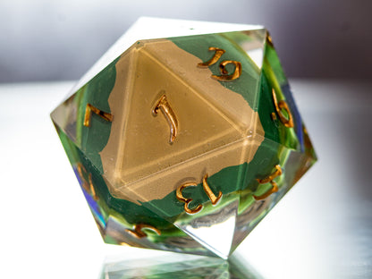 Mosslax - Handmade Chonk D20