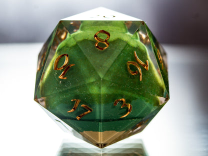 Mosslax - Handmade Chonk D20