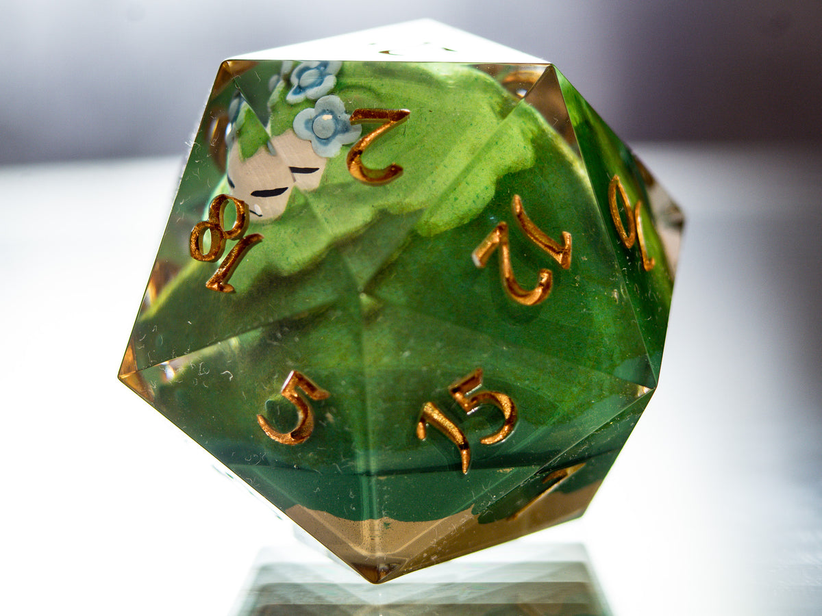 Mosslax - Handmade Chonk D20