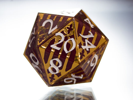 Sanguine Cathedral - Single Handmade D20