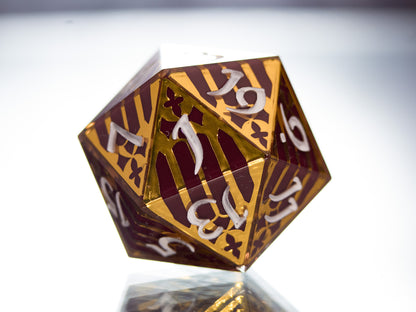Sanguine Cathedral - Single Handmade D20