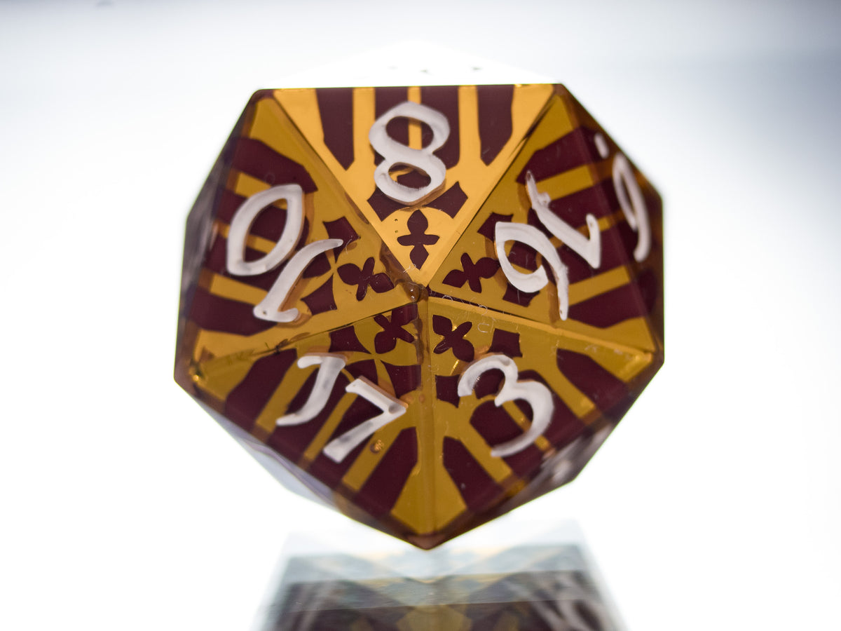 Sanguine Cathedral - Single Handmade D20