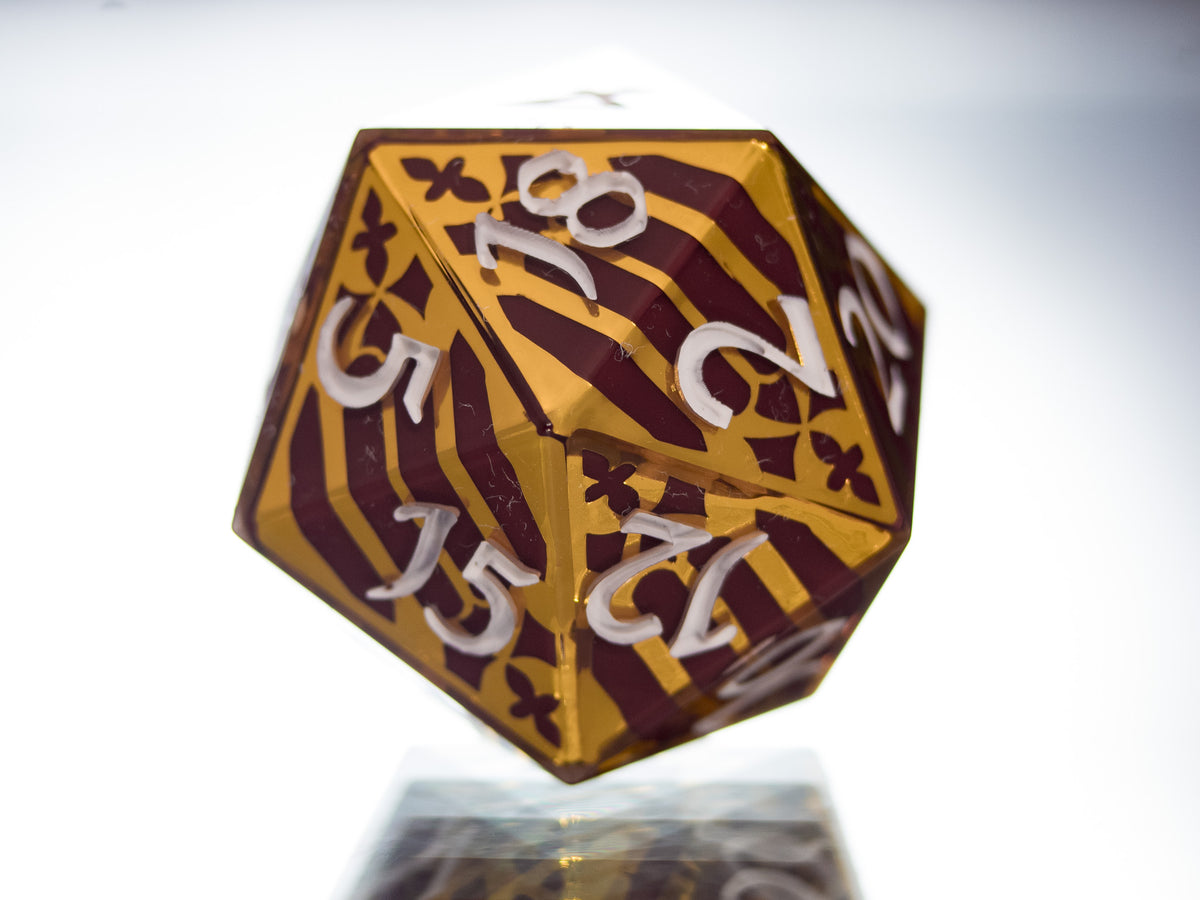 Sanguine Cathedral - Single Handmade D20