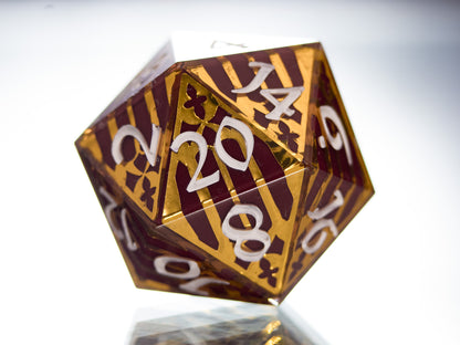 Sanguine Cathedral - Single Handmade D20