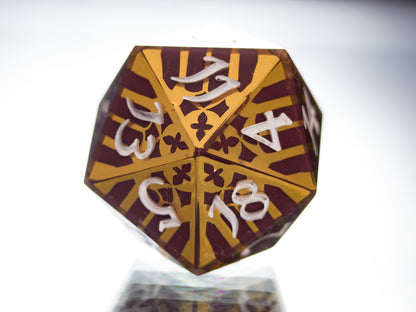 Sanguine Cathedral - Single Handmade D20