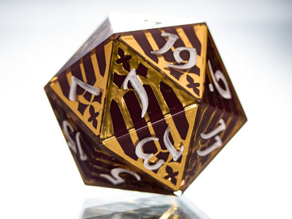 Sanguine Cathedral - Single Handmade D20