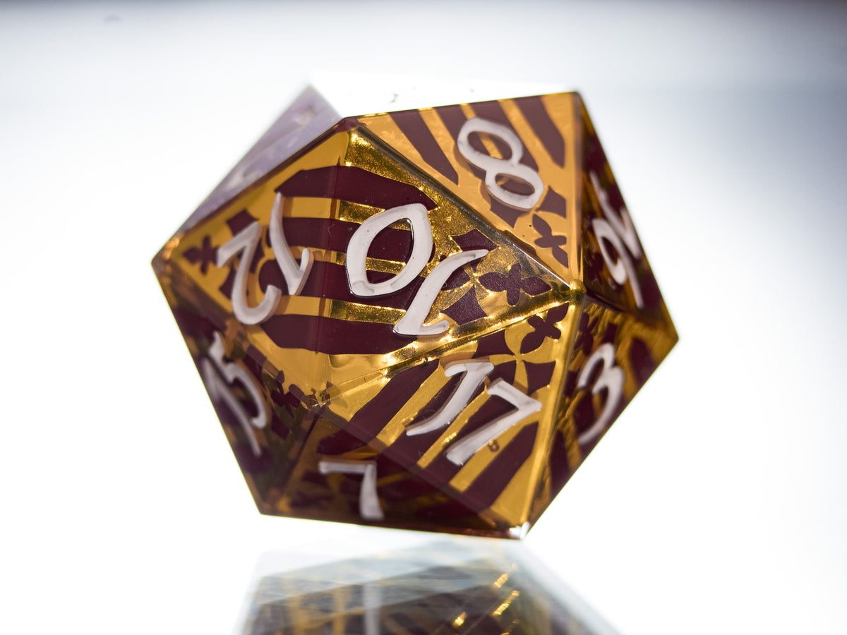 Sanguine Cathedral - Single Handmade D20