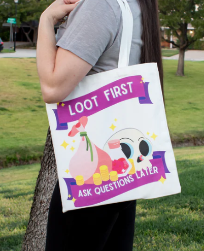 Loot First Tote Bag