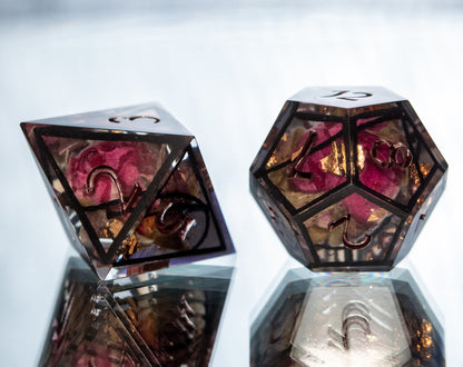 Briar Princess - 7 Piece Handmade Resin Dice