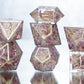 Lilac Love - 7 Piece Handmade Resin Dice