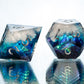 Clouds Over Coldarra - 7 Piece Handmade Resin Dice