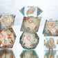 Cloud Nine - 7 Piece Handmade Resin Dice