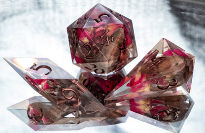 BAT! - 7 Piece Handmade Resin Dice