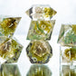 Moths in the Meadow - 7 Piece Handmade Resin Dice