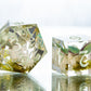Moths in the Meadow - 7 Piece Handmade Resin Dice