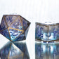 Watching Clouds at Dusk - 7 Piece Handmade Resin Dice
