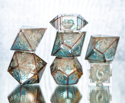 Cloud City - 7 Piece Handmade Resin Dice