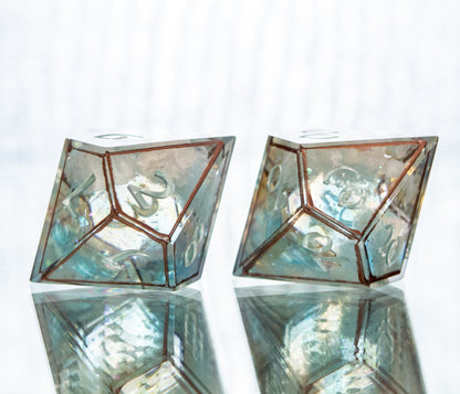 Cloud City - 7 Piece Handmade Resin Dice