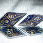 Written in the Stars -Sharp 7 Piece Handmade Resin Dice