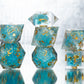 Twinkle in the Clouds - 7 Piece Handmade Resin Dice