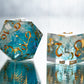 Twinkle in the Clouds - 7 Piece Handmade Resin Dice