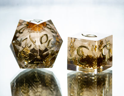 Beloved - 7 Piece Handmade Resin Dice