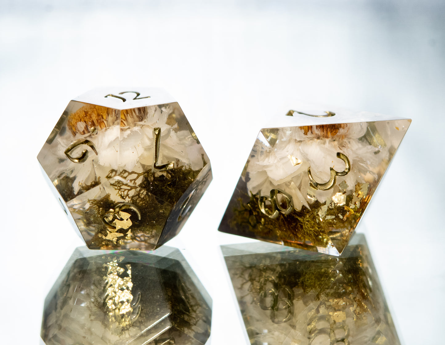 Beloved - 7 Piece Handmade Resin Dice