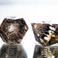 Inky Caps - 7 Piece Handmade Resin Dice