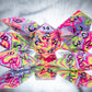 Neon Fever Dream- Sharp 7 Piece Handmade Resin Dice