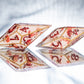 Grandma's Porcelain- Sharp 7 Piece Handmade Resin Dice
