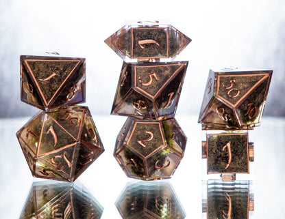 All That Remains- 7 Piece Handmade Resin Dice