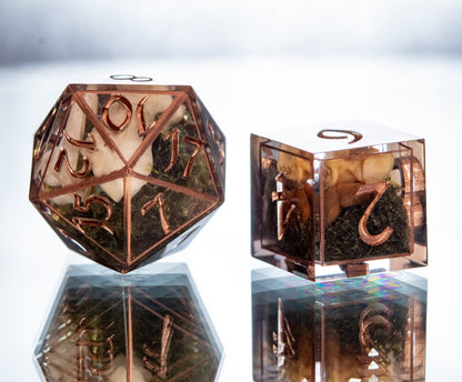 All That Remains- 7 Piece Handmade Resin Dice