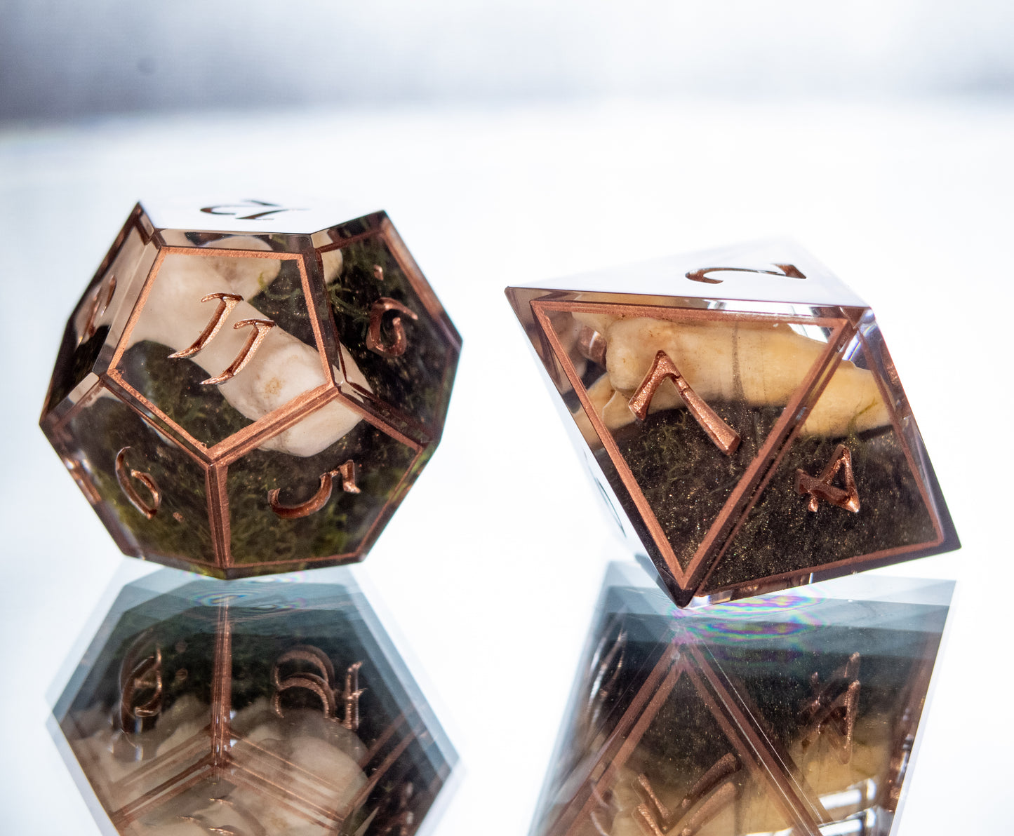 All That Remains- 7 Piece Handmade Resin Dice