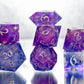 Arcane Ley Lines - 7 Piece Handmade Resin Dice