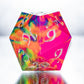 Neon Rainbow- Oversized Extra Large D20