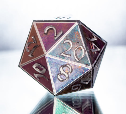 Metal Magic- Oversized Extra Large D20