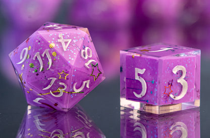 Lumping Space Princess - 7 Piece Handmade Resin Dice