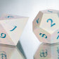 The Most Pastel Rainbow: 7 Piece Handmade Resin Dice