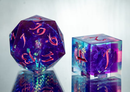 Arcane Magic: 7 Piece Handmade Resin Dice