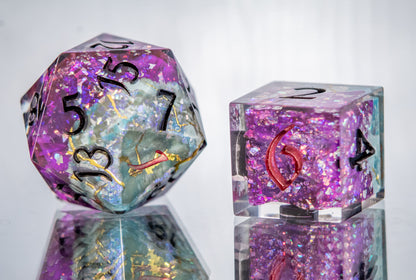 Ashton Greymoore - 7 Piece Handmade Resin Dice