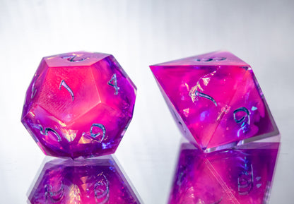 Fae Magic: 7 Piece Handmade Resin Dice