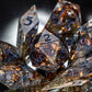 Texas Blue Bonnets - FLAWED 7 Piece Handmade Resin Dice