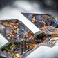 Texas Blue Bonnets - FLAWED 7 Piece Handmade Resin Dice